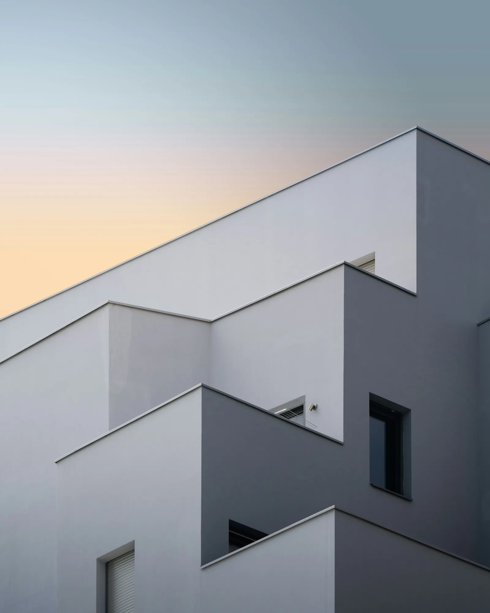 White concrete building